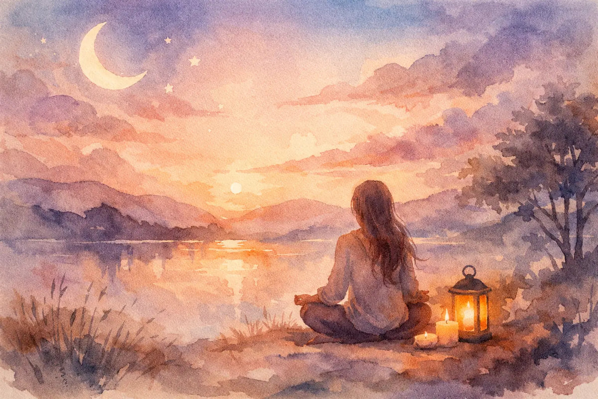 Abendritual für innere Ruhe, das wirklich trägt