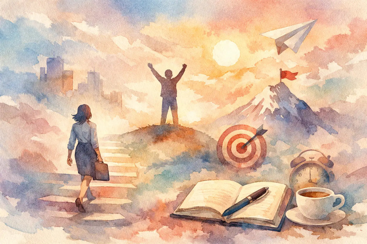 Erfolgsritual für berufliche Ziele im Alltag