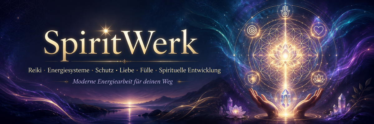 Willkommen im SpiritWerk - deinem digitalen Nahversorger für Reiki, Spiritualität und Energiearbeit