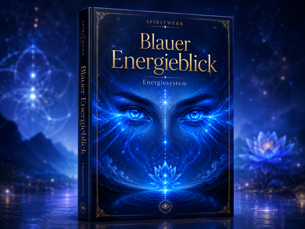 Blauer Energieblick