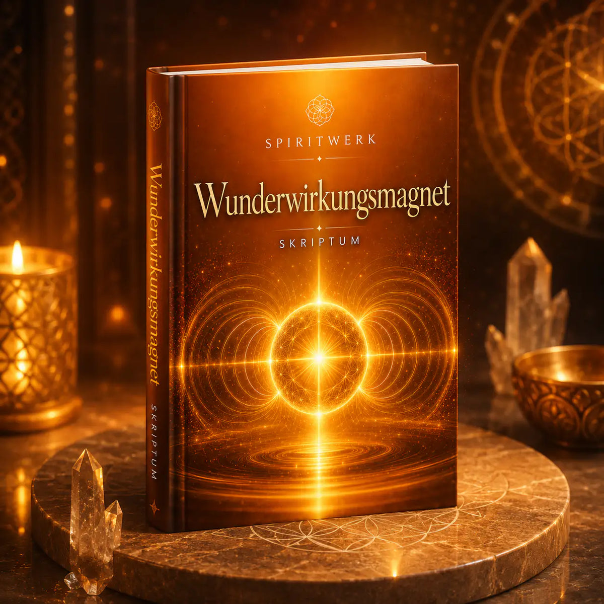 Das Cover unseres Energiesystems Wudnerwirkungsmagnet: energetisches System von Spiritwerk.