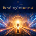 Cover zum Berufungsfindungs Reiki. Ein Mensch geht in eine Art aus Lichtenergie gebildetes Stargate auf dem Weg zu seiner Berufung.